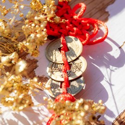 FENG SHUI coin set of 3 for luck, chinese new year
