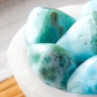 larimar, larimar crystal, polished larimar, rare stones, larimar stone