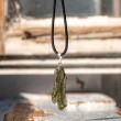 Moldavite necklace 2g, real moldavite, moldavite jewlery, tektites, natural glass
