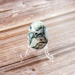 tree agate, tree agate crystal, crystal carvings, crystal egg, tree agate egg