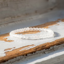 WHITE JADE bracelet white jade crystal