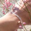 WHITE JADE bracelet white jade crystal