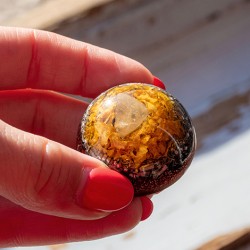 citrin, orgonit, orgonit s šungitom, žepni orgonit, orgonit s citrinom