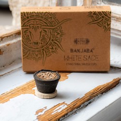 beli žajbelj, beli žajbelj smudge, smola za dišave, smola v skodelicah, smola po ugodni ceni