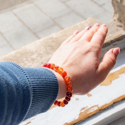 fire agate, agate, fire agate bracelet, crystal bracelet, energy bracelet