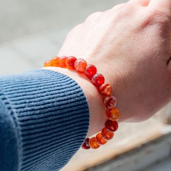 fire agate, agate, fire agate bracelet, crystal bracelet, energy bracelet