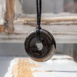jet stone crystal necklace pendant, crystal shop, energy jewerly
