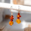 AMBER earrings amber baltic