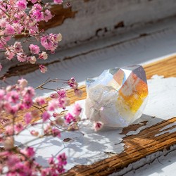 ANGEL AURA cluster, angel aura crystal, rock crystal, clear quartz