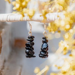 black turmaline, black turmaline earings, black turmaline jewellery