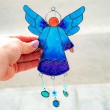 sun catcher angel, home decor, good gift, crystal shop