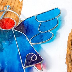 sun catcher angel, home decor, good gift, crystal shop