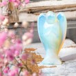opalite, opalite angel, crystal carving, opalite angel statue, angel statue, crystal statue