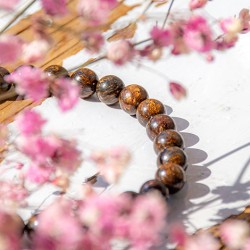 bronzite bracelet, bronzite crystal, brinzite, crystal bracelet,