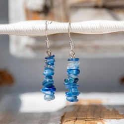blue kyanite, kyanite, blue kyanite crystal, blue kyanite necklace, communication crystal, blue kyanite earings