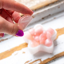 rose quartz, ROSE QUARTZ pocket gemstone, rose quartz crystal