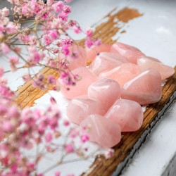 rose quartz, ROSE QUARTZ pocket gemstone, rose quartz crystal