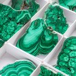 MALACHITE polished tile, malachite crystals, malachite stone