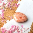SUNSTONE natural palm stone, sunstone gemstone, sunstone crystal