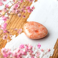SUNSTONE natural palm stone, sunstone gemstone, sunstone crystal