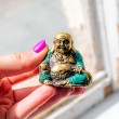 smiling Buddha, Buddha, meditation, Feng shui, lucky charm, golden buddha