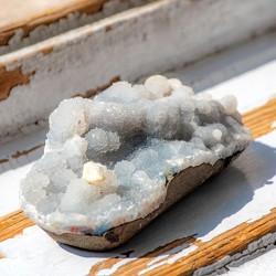 gray chalcedony, cluster, chalcedony, unique piece, big crystals