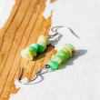 chrysoprase, chrysoprase earings, heart chakra crystals, love crystal