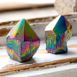 rainbow amethyst, rainbow titanium amethyst, titanium amethyst