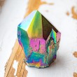 quartz point, amethyst point, angel aura quartz, rainbow quartz