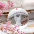 GUARDIAN ANGEL in a Glass Sphere, angel,