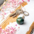 HELIOTROPE keychein, HELIOTROPE crystal,