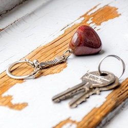 MOOKAITE, mookaite crystal, mookaite gemstone, mookaite key chain