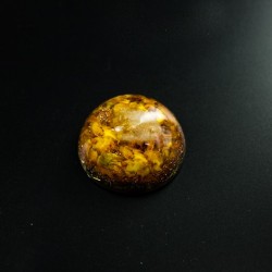 orgonite, citrine, orgonite with citrine, orgonite with shungite, pocket orgonite