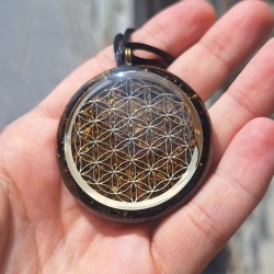 TIGROVO OKO ČRNI TURMALIN orgonit ogrlica