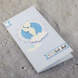 Handmade card, arts and crafts, unique gift card, baptism card