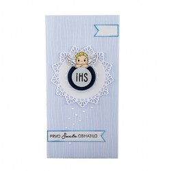 Handmade card, arts and crafts, unique gift card, baptism card, holy sacrament
