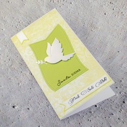 Handmade card, arts and crafts, unique gift card, baptism card, holy sacrament