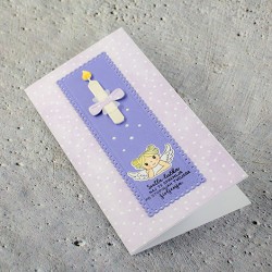 Handmade card, arts and crafts, unique gift card, baptism card