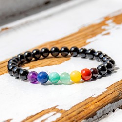 otroška zapestnica iz kristalov, kristali za harmonijo čaker, kristali za uravnovešanje čaker,