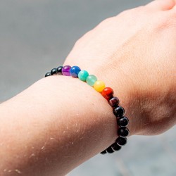 otroška zapestnica iz kristalov, kristali za harmonijo čaker, kristali za uravnovešanje čaker,