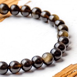 golden obsidian bracelet, energy jewelry, golden obsidian, gemstone bracelet