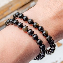 golden obsidian bracelet, energy jewelry, golden obsidian, gemstone bracelet