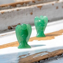 green aventurine, green aventurine angel, crystal carving, green aventurine angel statue, angel statue, crystal statue