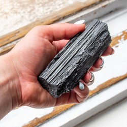 black tourmaline, natural raw crystal, crystal shop