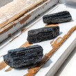 black tourmaline, natural raw crystal, crystal shop