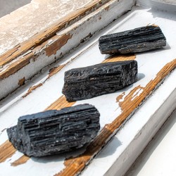 black tourmaline, natural raw crystal, crystal shop