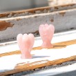rose quartz, rose quartz angel, crystal carving, rose quartz angel statue, angel statue, crystal statue