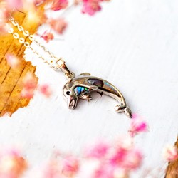 Pāua Shell necklace, Pāua Shell, necklace, necklace with shell, abalone