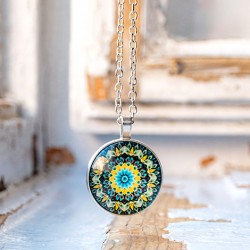 ogrlica mandala, mandala, energijski nakit, trgovina s kristali, ugodne cene, hitra dostava