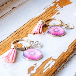 mandala keychain, energy keychain, affordable prices, crystal shop, mandala